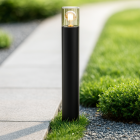 Modern outdoor light black, Sanel, IP44