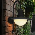 Classic outdoor wall light with motion sensor black, Rolin, IP54