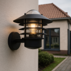 Stainless Steel outdoor light black, Felice, IP44