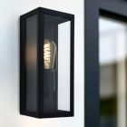 Modern outdoor light black, Senne, IP44