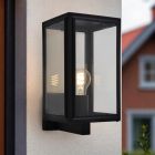 Modern outdoor light black, Sidney, IP44