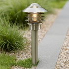 Stainless Steel outdoor light silver, Felice, IP44