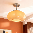 Retro ceiling light taupe, Elba