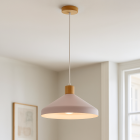 Rustic pendant light pink, Freddie