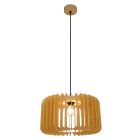 Rustic pendant light wood, Beau