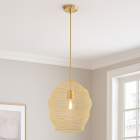 Design pendant light gold, Sep