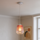 Design pendant light pink, Sue