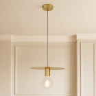 Design pendant light brass, Sienna