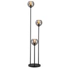 Design floor lamp grey, Giada, with switch