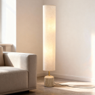 Modern floor lamp beige, Ghislaine, with switch