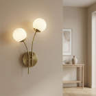 Design wall light brass, Stacy