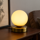 Design table lamp white, Stacy, with switch