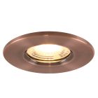 Modern bathroom recessed downlight copper, Jule, IP65