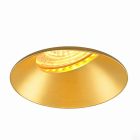 Aluminium recessed light brass, Sanaz