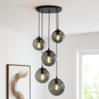 Design pendant light black, Dolf