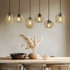 Modern pendant light amber, Caia