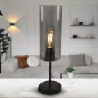 Modern table lamp grey, Gaya, with switch