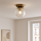 Retro ceiling light transparent, Johnson