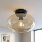 Design ceiling light amber, Luca