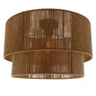 Rustic ceiling light brown, Selena