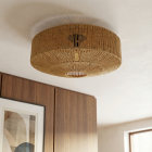Rustic ceiling light brown, Pippa