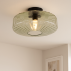 Design flush ceiling light green, Sevda