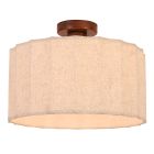 Rustic ceiling light beige, Loulou
