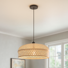 Bamboo pendant light brown, Jennifer