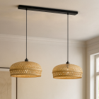 Bamboo pendant light brown, Jennifer