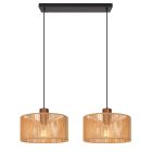 Rustic pendant light brown, Selena