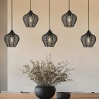 Industrial pendant light black, Pepita