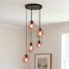 Modern pendant light pink, Caia