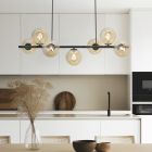 Design pendant light amber, Remo