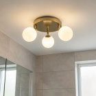 Modern bathroom ceiling light white, Amer, IP44