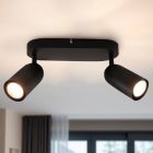 Modern ceiling spotlight black, Jacey