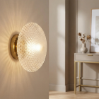 Retro wall light brass, Valesca