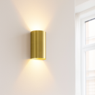 Modern wall light brass, Perry