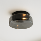 Design flush ceiling light grey, Byron