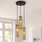 Metal pendant light brass, Marli