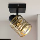 Metal ceiling spotlight brass, Marli