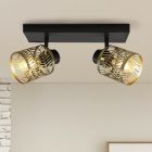 Metal ceiling spotlight brass, Marli