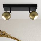 Modern ceiling spotlight brass, Matea