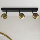 Modern ceiling spotlight brass, Matea