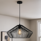 Industrial pendant light black, Matti