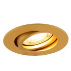 Metal recessed light brass, Onno