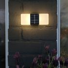 Plastic solar outdoor wall light white, Amier, 0,3W, 3000K LED, IP44
