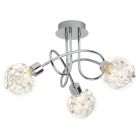 Design ceiling spotlight chrome, Nessa