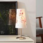 Plastic table lamp chrome, Nayra