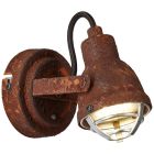 Industrial wall spotlight rust coloured, Abyga