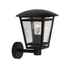 Modern outdoor light black, Jedidjah, IP44